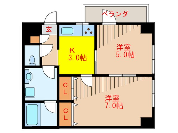 ロワイヤル大山の物件間取画像